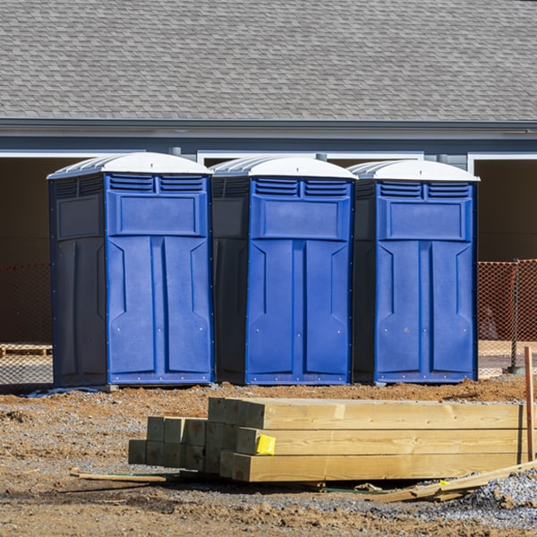 are there any restrictions on what items can be disposed of in the portable toilets in Monroe